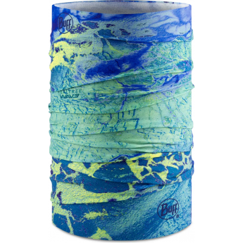 Бандана BUFF COOLNET UV+ REAL TREE WAV3 BLUE YELLOW