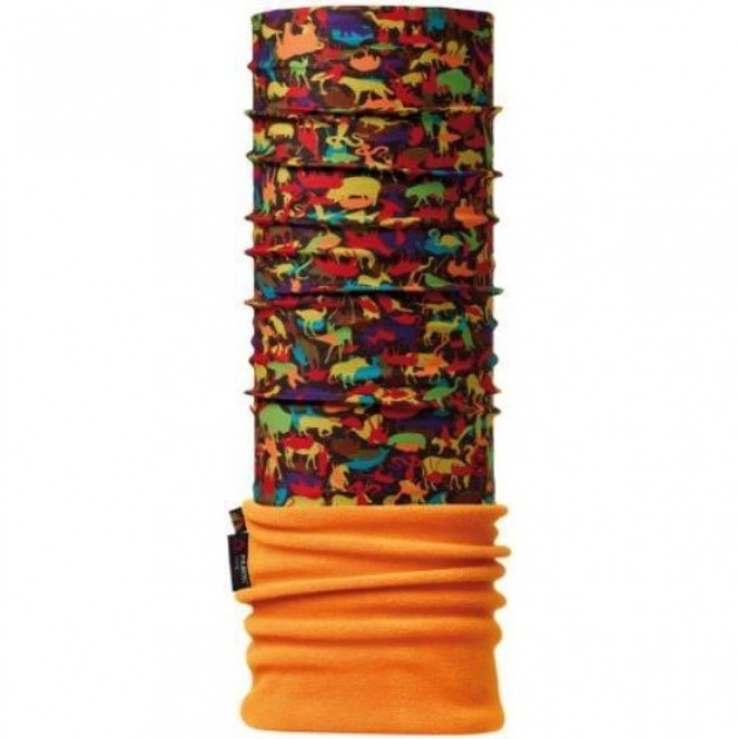 Бандана BUFF POLAR BUFF® BLACK CAMOZOO/ZINNIA (101560.00) 830013 Бандана BUFF POLAR BUFF® BLACK CAMOZOO/ZINNIA (101560.00) 830013