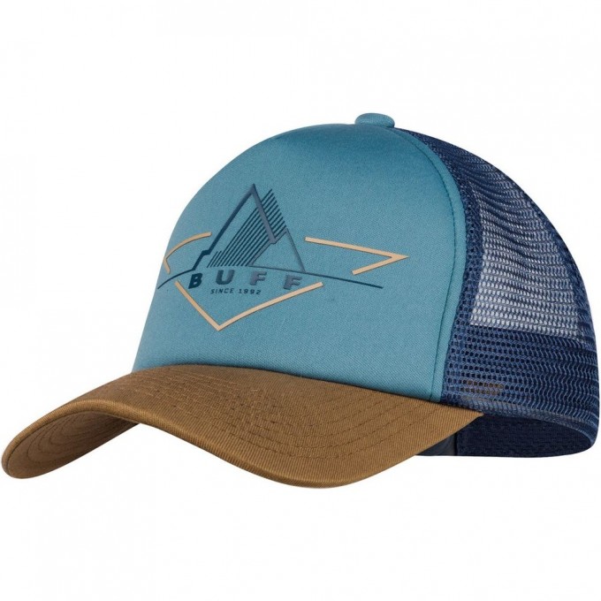 Кепка-бейсболка BUFF TRUCKER CAP BRAK STONE BLUE 122599.754.10.00 Кепка-бейсболка BUFF TRUCKER CAP BRAK STONE BLUE 122599.754.10.00