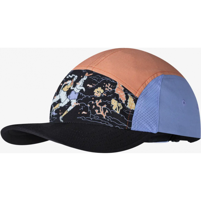 Кепка BUFF 5 PANEL GO POW RUNNING MULTI 133705.555.30.00 Кепка BUFF 5 PANEL GO POW RUNNING MULTI 133705.555.30.00