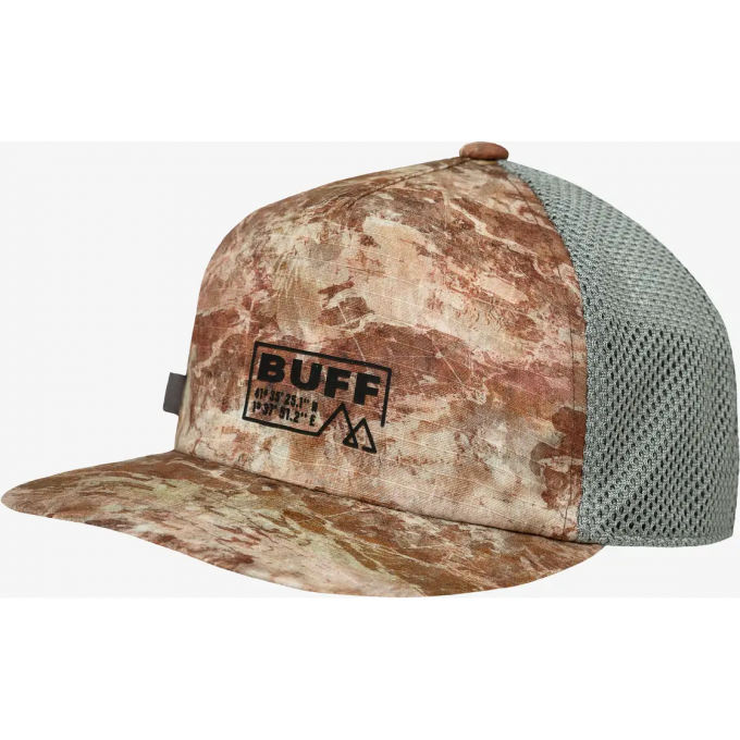 Кепка BUFF EXPLORE TRUCKER CAP RHOES BROWN 133560.325.30.00 Кепка BUFF EXPLORE TRUCKER CAP RHOES BROWN 133560.325.30.00