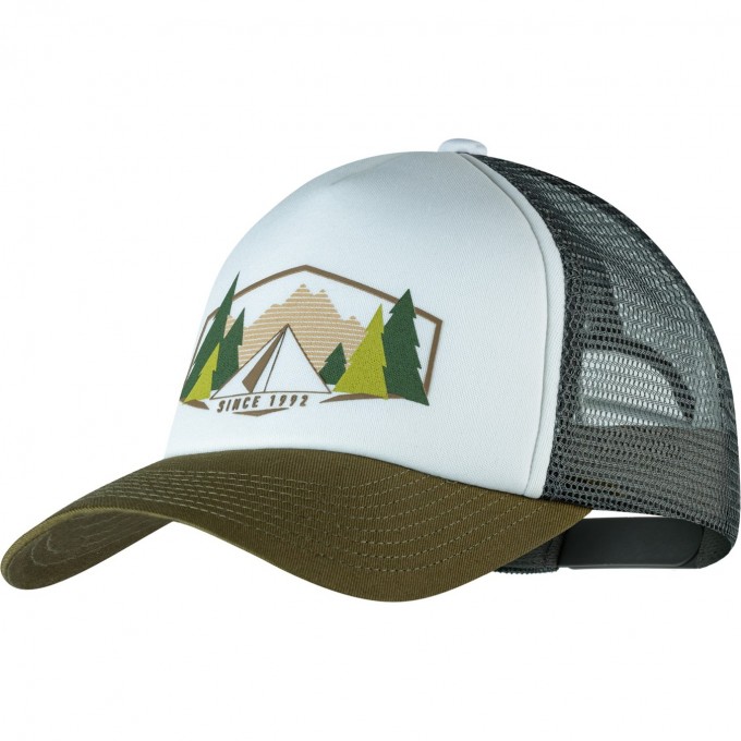 Кепка BUFF TRUCKER CAP DARRYL WHITE 131402.000.30.00 Кепка BUFF TRUCKER CAP DARRYL WHITE 131402.000.30.00