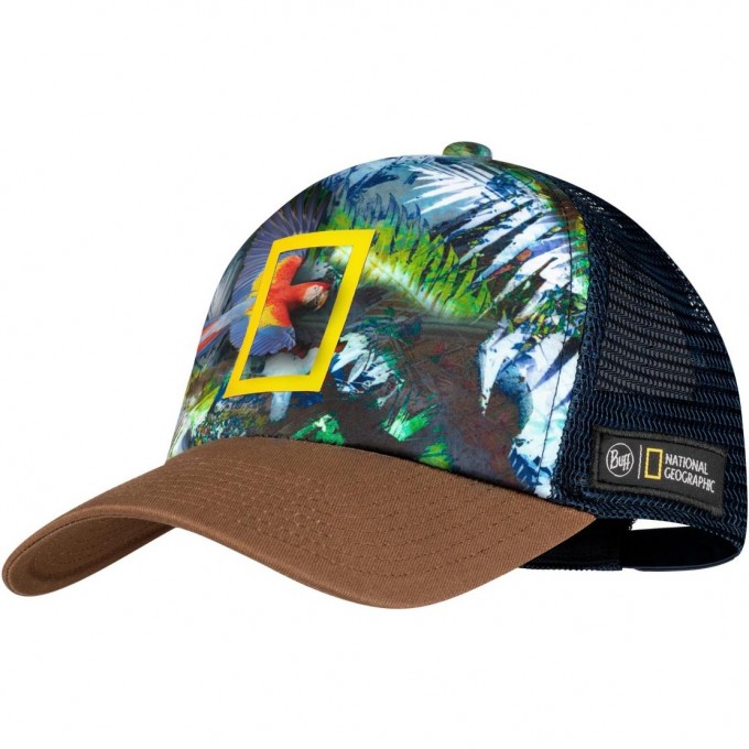 Кепка BUFF TRUCKER CAP SCARLETT MACAW 125382.555.30.00 Кепка BUFF TRUCKER CAP SCARLETT MACAW 125382.555.30.00