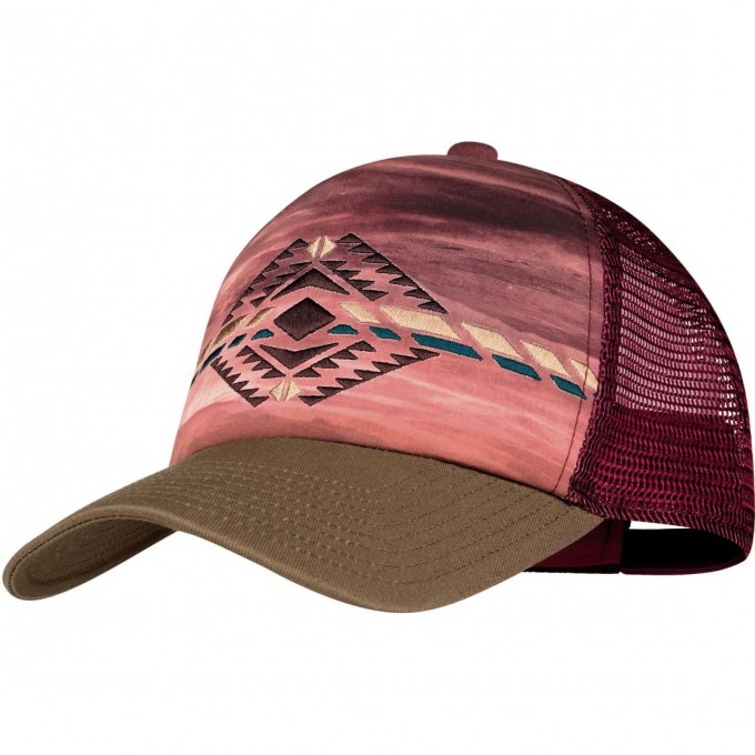 Кепка BUFF TRUCKER CAP SYKORA MAROON 125365.632.30.00 Кепка BUFF TRUCKER CAP SYKORA MAROON 125365.632.30.00