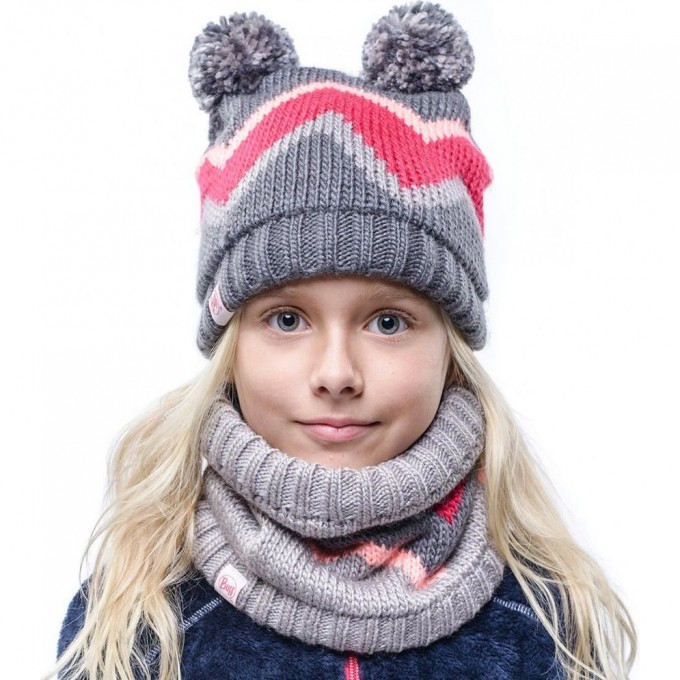 Комплект детский шапка-шарф BUFF ARILD GREY 1170.937.10.10117878.937.10.00 Комплект детский шапка-шарф BUFF ARILD GREY 1170.937.10.10117878.937.10.00