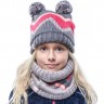 Комплект детский шапка-шарф BUFF ARILD GREY 1170.937.10.10117878.937.10.00