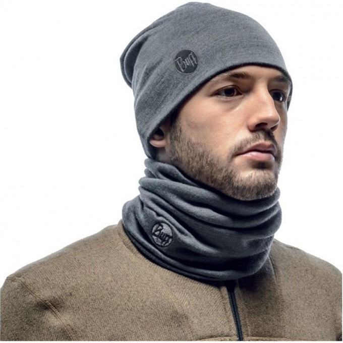 Комплект шапка шарф из шерсти BUFF GREY 111170.937.10.00_110966.00 Комплект шапка шарф из шерсти BUFF GREY 111170.937.10.00_110966.00