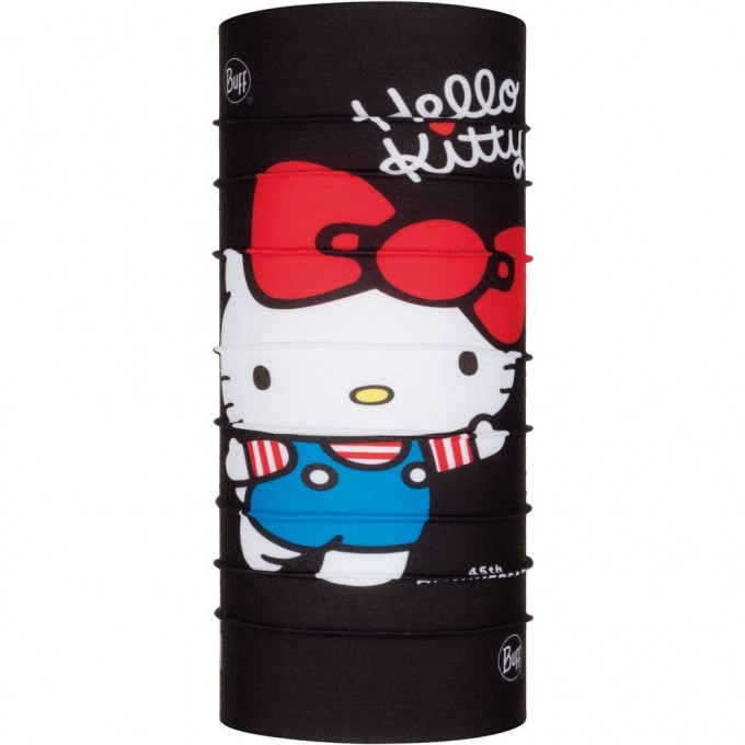 Многофункциональная бандана-труба детская BUFF ORIGINAL 45TH BLACK 121573.999.10.00 Многофункциональная бандана-труба детская BUFF ORIGINAL 45TH BLACK 121573.999.10.00