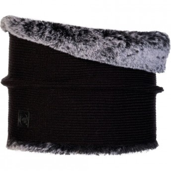 Модный шарф-труба BUFF NECKWARMER KNITTED COMFORT KESHA BLACK
