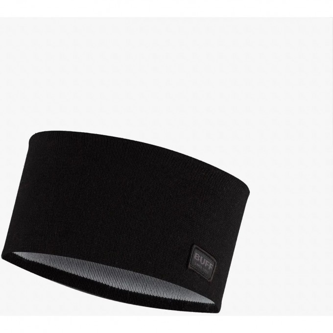 Повязка BUFF KNITTED HEADBAND NIELS BLACK 129617.999.10.00 Повязка BUFF KNITTED HEADBAND NIELS BLACK 129617.999.10.00