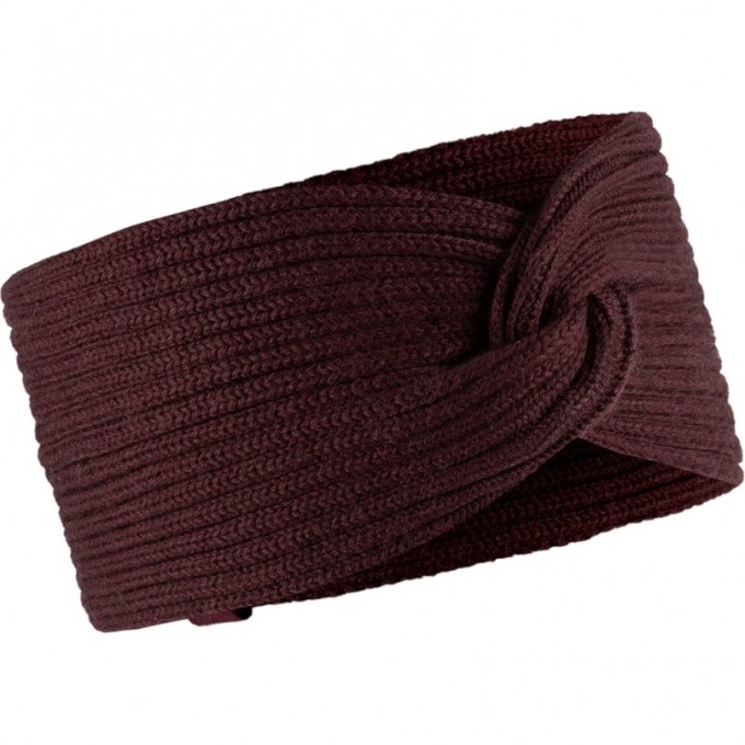 Повязка BUFF KNITTED HEADBAND NORVAL MAROON 126459.632.10.00 Повязка BUFF KNITTED HEADBAND NORVAL MAROON 126459.632.10.00