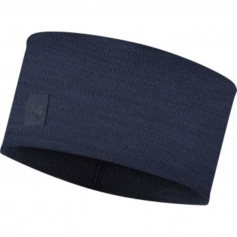 Повязка BUFF MERINO FLEECE HEADBAND NAVY Повязка BUFF MERINO FLEECE HEADBAND NAVY