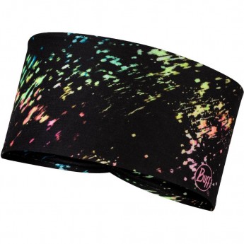 Повязка BUFF TAPERED Headband Speckle Black