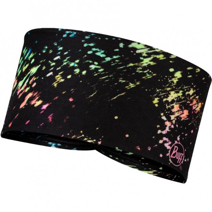 Повязка BUFF TAPERED Headband Speckle Black 125511.999.10.00 Повязка BUFF TAPERED Headband Speckle Black 125511.999.10.00