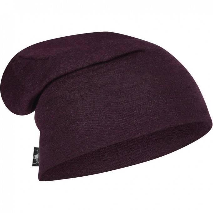 Шапка BUFF HW MERINO WOOL HAT DEEP PURPLE 111170.603.10.00 Шапка BUFF HW MERINO WOOL HAT DEEP PURPLE 111170.603.10.00