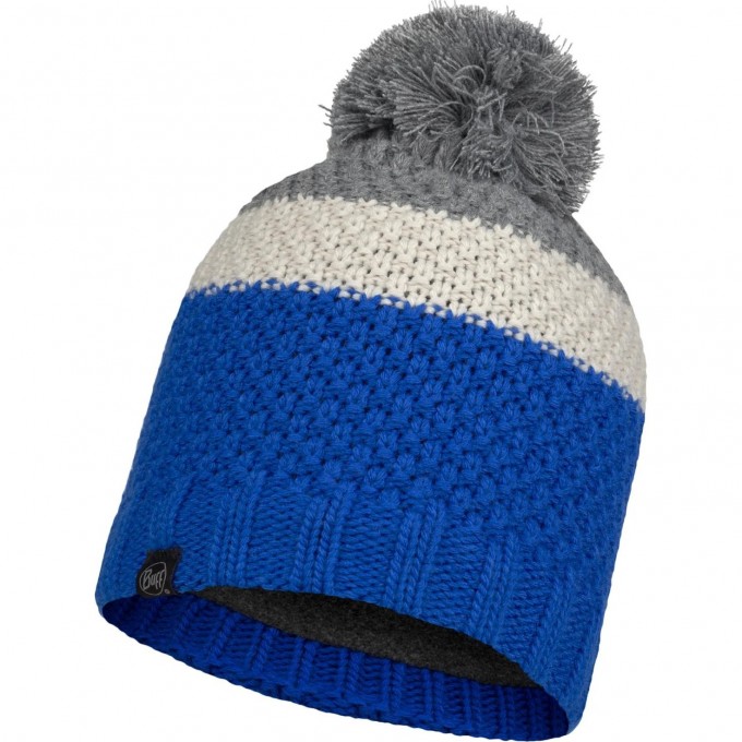 Шапка BUFF JR KNITTED & FLEECE HAT NOEL OLYMPIAN BLUE 124281.760.10.00 Шапка BUFF JR KNITTED & FLEECE HAT NOEL OLYMPIAN BLUE 124281.760.10.00
