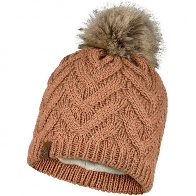 Шапка BUFF KNITTED & FLEECE BAND HAT CARYN ROSEWOOD 123515.341.10.00 Шапка BUFF KNITTED & FLEECE BAND HAT CARYN ROSEWOOD 123515.341.10.00