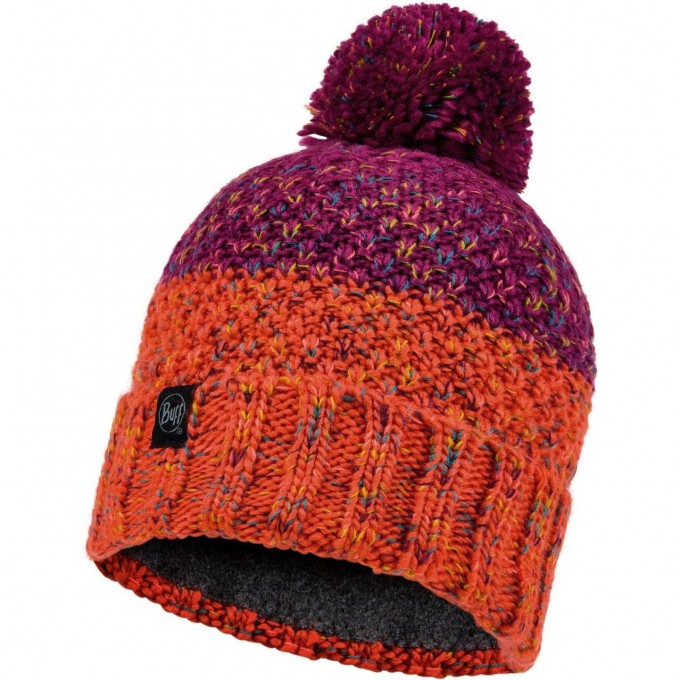 Шапка BUFF KNITTED & FLEECE BAND HAT JANNA FUCHSIA 117851.502.10.00 Шапка BUFF KNITTED & FLEECE BAND HAT JANNA FUCHSIA 117851.502.10.00