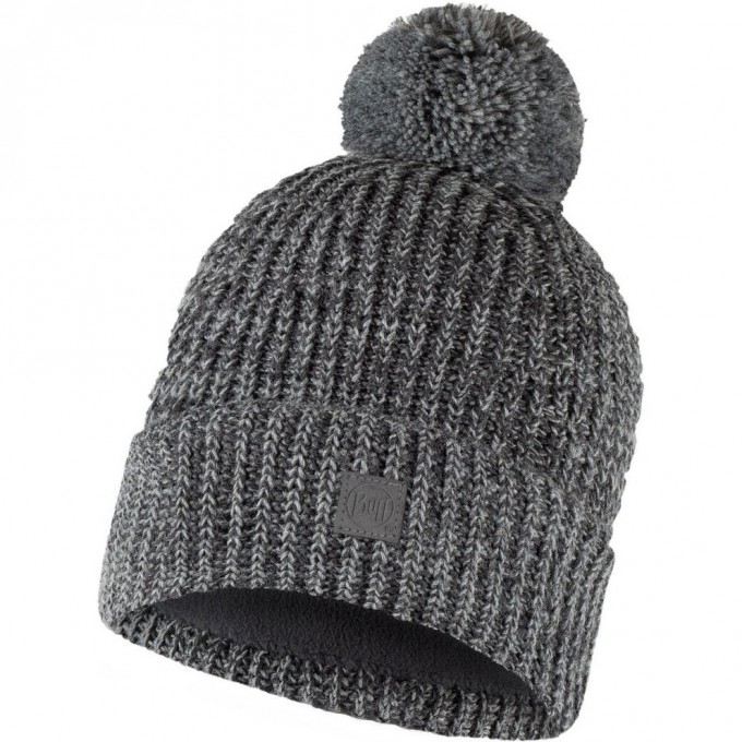 Шапка BUFF KNITTED & FLEECE BAND HAT VAED GREY HEATHER 129619.938.10.00 Шапка BUFF KNITTED & FLEECE BAND HAT VAED GREY HEATHER 129619.938.10.00
