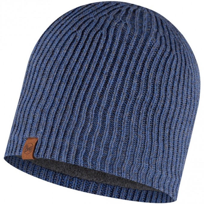 Шапка BUFF KNITTED & FULL FLEECE HAT LYNE DENIM 116032.788.10.00 Шапка BUFF KNITTED & FULL FLEECE HAT LYNE DENIM 116032.788.10.00