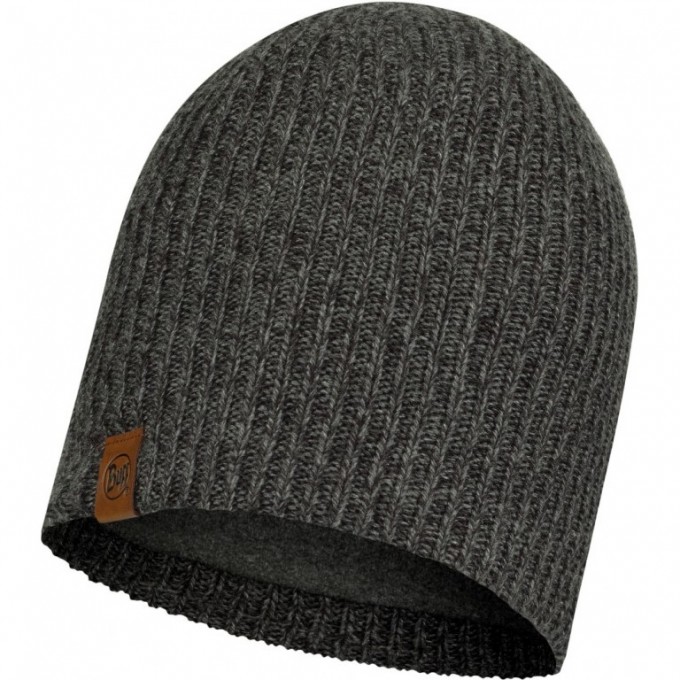 Шапка BUFF KNITTED & FULL FLEECE HAT LYNE GREY 116032.937.10.00 Шапка BUFF KNITTED & FULL FLEECE HAT LYNE GREY 116032.937.10.00
