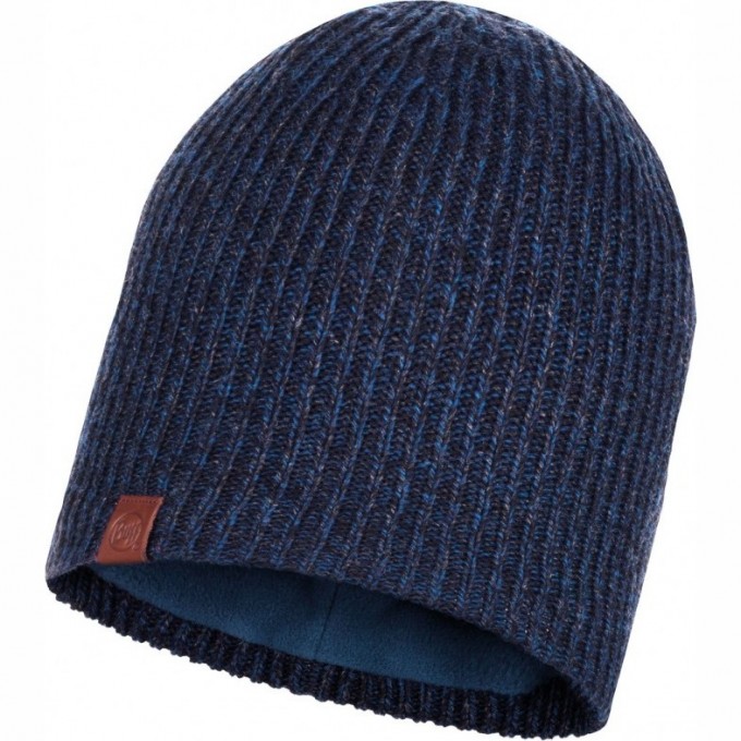 Шапка BUFF KNITTED & FULL FLEECE HAT LYNE NIGHT BLUE 116032.779.10.00 Шапка BUFF KNITTED & FULL FLEECE HAT LYNE NIGHT BLUE 116032.779.10.00
