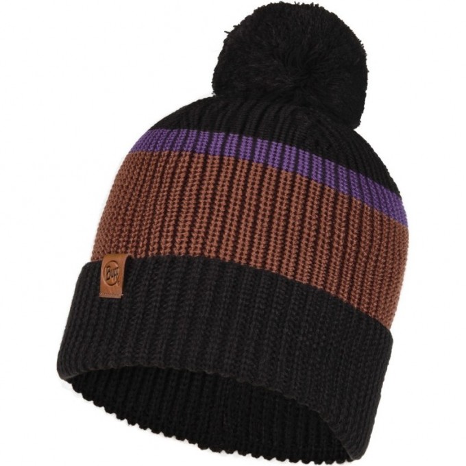 Шапка BUFF KNITTED HAT ELON BLACK 126464.999.10.00 Шапка BUFF KNITTED HAT ELON BLACK 126464.999.10.00