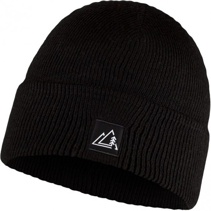 Шапка BUFF KNITTED HAT FRINT BLACK 129624.999.10.00 Шапка BUFF KNITTED HAT FRINT BLACK 129624.999.10.00
