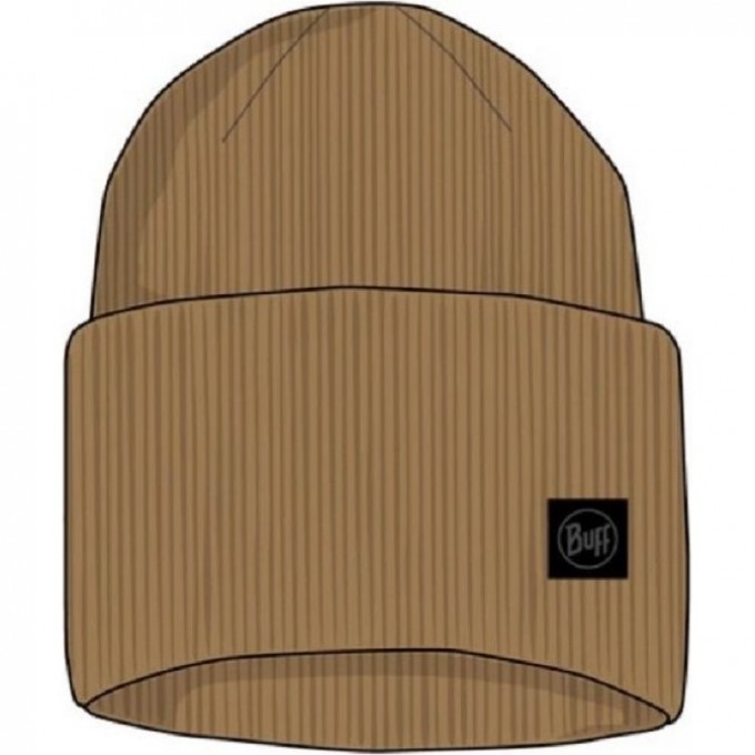 Шапка BUFF KNITTED HAT FRINT BRINDLE BROWN 129624.315.10.00 Шапка BUFF KNITTED HAT FRINT BRINDLE BROWN 129624.315.10.00