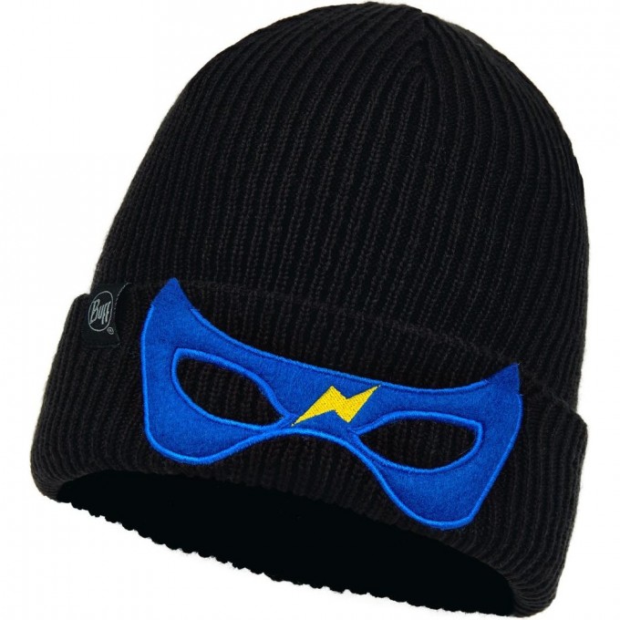 Шапка BUFF KNITTED HAT FUNN HERO DEEP BLACK BLACK 120867.950.10.00 Шапка BUFF KNITTED HAT FUNN HERO DEEP BLACK BLACK 120867.950.10.00