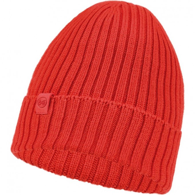 Шапка BUFF KNITTED HAT NORVAL FIRE 124242.220.10.00 Шапка BUFF KNITTED HAT NORVAL FIRE 124242.220.10.00