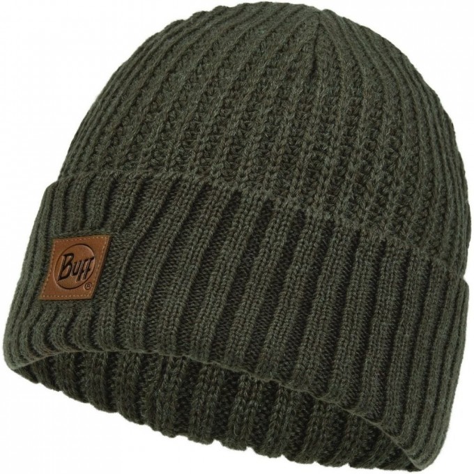 Шапка BUFF KNITTED HAT RUTGER BARK 117845.843.10.00 Шапка BUFF KNITTED HAT RUTGER BARK 117845.843.10.00