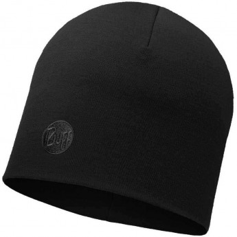 Шапка BUFF LW MERINO WOOL HAT SOLID BLACK