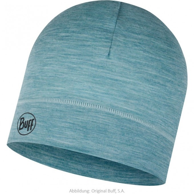 Шапка BUFF LW MERINO WOOL HAT SOLID POOL 113013.722.10.00 Шапка BUFF LW MERINO WOOL HAT SOLID POOL 113013.722.10.00