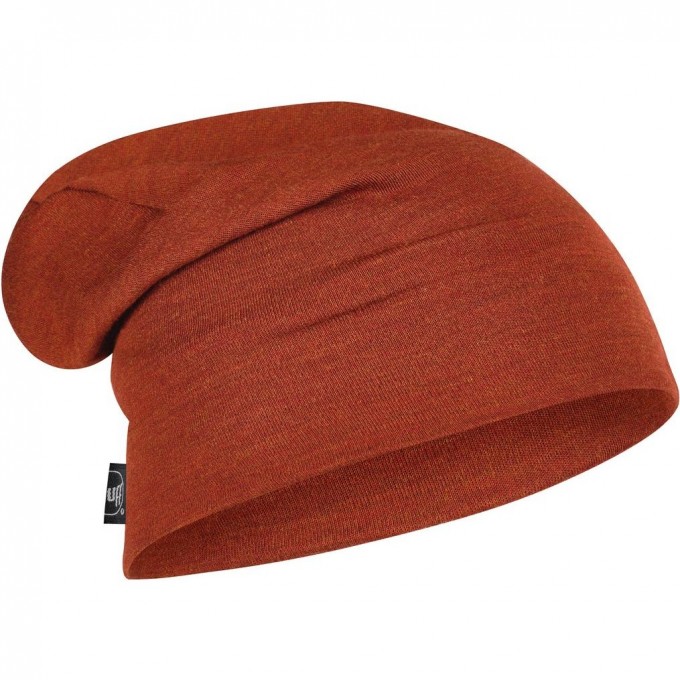 Шапка BUFF MERINO HEAVYWEIGHT HAT SOLID SIENNA 111170.411.10.00 Шапка BUFF MERINO HEAVYWEIGHT HAT SOLID SIENNA 111170.411.10.00