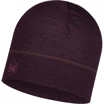 Шапка BUFF MERINO LIGHTWEIGHT SOLID GARNET