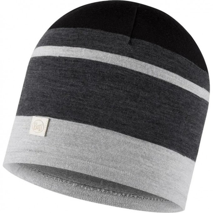 Шапка BUFF MERINO MOVE HAT GRAPHITE 130221.901.10.00 Шапка BUFF MERINO MOVE HAT GRAPHITE 130221.901.10.00