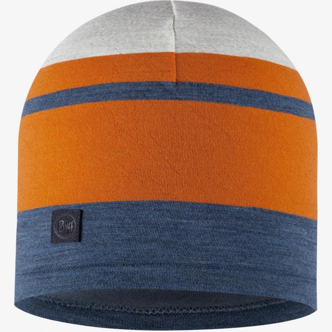 Шапка BUFF MERINO MOVE HAT STEEL BLUE 130221.701.10.00 Шапка BUFF MERINO MOVE HAT STEEL BLUE 130221.701.10.00