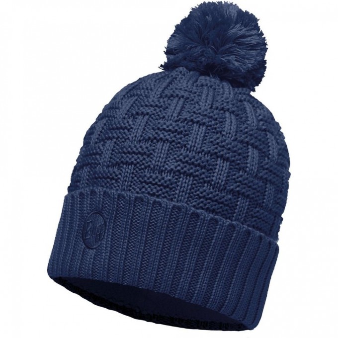 Шапка вязаная с флисом BUFF AIRON DARK DENIM 111021.766.10.00 Шапка вязаная с флисом BUFF AIRON DARK DENIM 111021.766.10.00