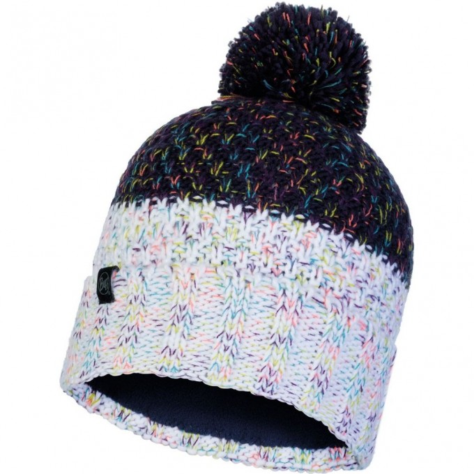 Шапка вязаная с флисом BUFF HAT KNITTED POLAR JANNA NIGHT BLUE 117851.779.10.00 Шапка вязаная с флисом BUFF HAT KNITTED POLAR JANNA NIGHT BLUE 117851.779.10.00