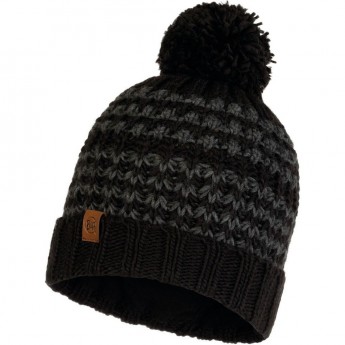 Шапка вязаная с флисом BUFF HAT KNITTED POLAR KOSTIK BLACK Шапка вязаная с флисом BUFF HAT KNITTED POLAR KOSTIK BLACK