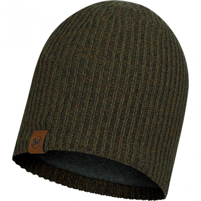 Шапка вязаная с флисом BUFF HAT KNITTED POLAR LYNE BARK 116032.843.10.00 Шапка вязаная с флисом BUFF HAT KNITTED POLAR LYNE BARK 116032.843.10.00