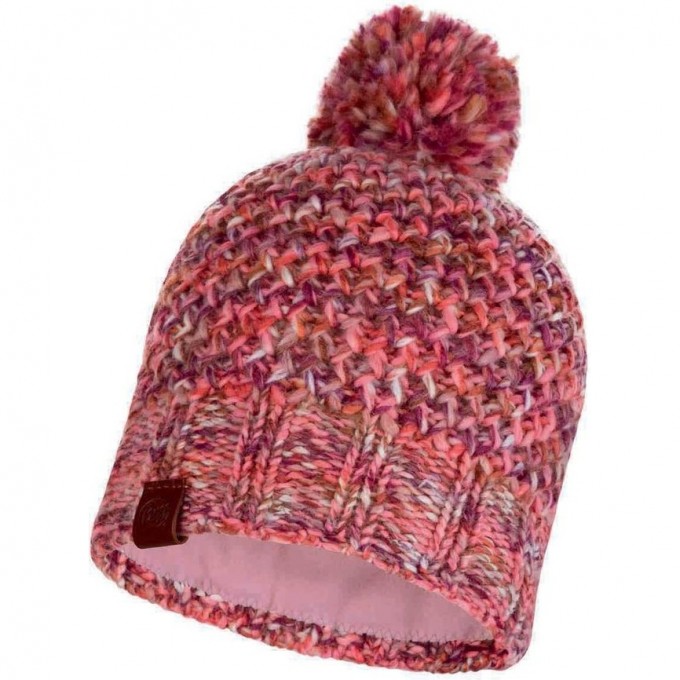 Шапка вязаная с флисом BUFF HAT KNITTED POLAR MARGO FLAMINGO PINK 113513.560.10.00 Шапка вязаная с флисом BUFF HAT KNITTED POLAR MARGO FLAMINGO PINK 113513.560.10.00