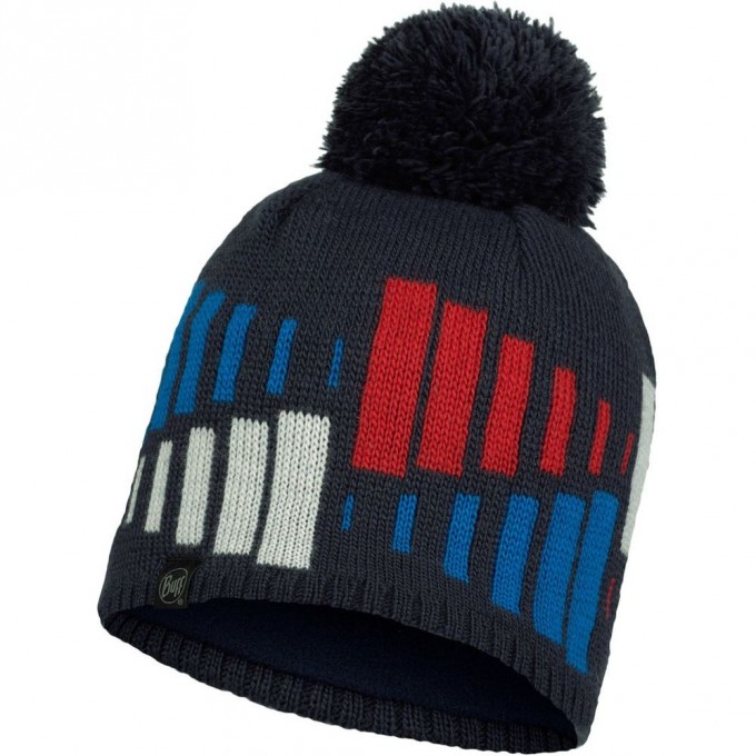 Шапка вязаная с флисом BUFF HAT KNITTED POLAR MITCH NIGHT BLUE 123525.779.10.00 Шапка вязаная с флисом BUFF HAT KNITTED POLAR MITCH NIGHT BLUE 123525.779.10.00