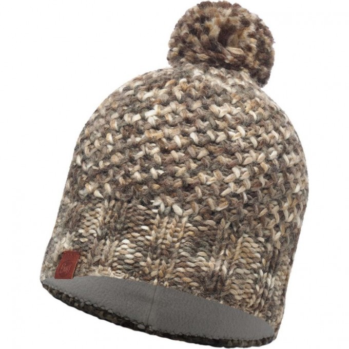 Шапка вязаная с флисом BUFF MARGO BROWN TAUPE 113513.316.10.00 Шапка вязаная с флисом BUFF MARGO BROWN TAUPE 113513.316.10.00