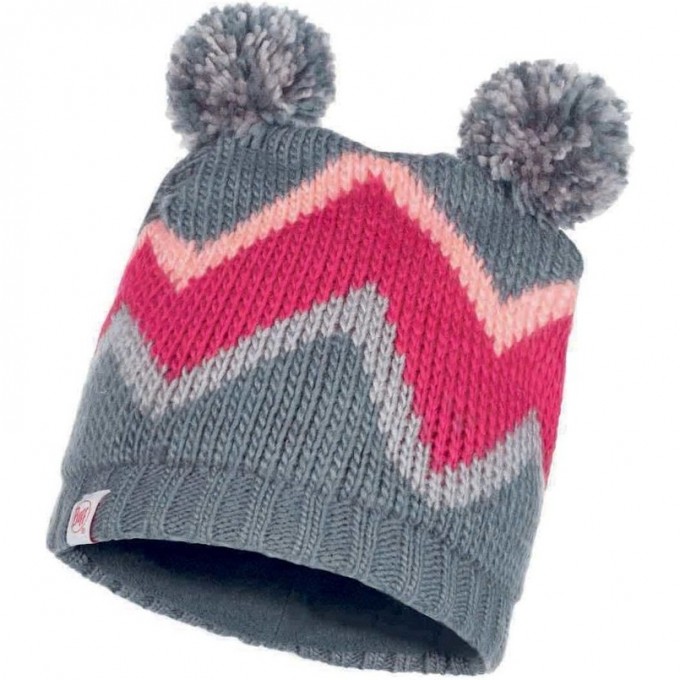 Шапка вязаная с флисом детская BUFF HAT KNITTED POLAR ARILD GREY 117840.937.10.00 Шапка вязаная с флисом детская BUFF HAT KNITTED POLAR ARILD GREY 117840.937.10.00