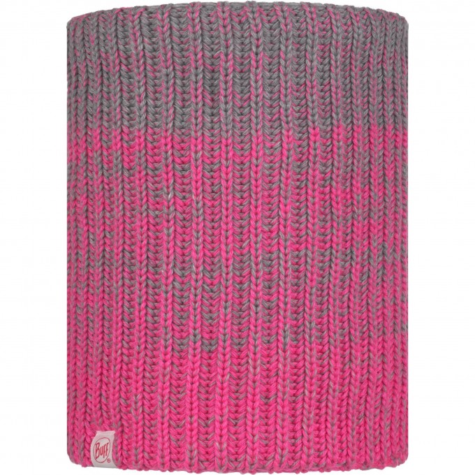 Шарф BUFF KNITTED & FLEECE NECKWARMER GELLA PUMP PINK 123545.564.10.00 Шарф BUFF KNITTED & FLEECE NECKWARMER GELLA PUMP PINK 123545.564.10.00