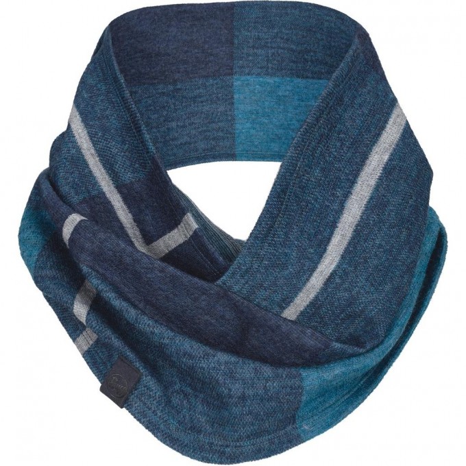 Шарф BUFF KNITTED INFINITY CHARLES DENIM 126466.788.10.00 Шарф BUFF KNITTED INFINITY CHARLES DENIM 126466.788.10.00