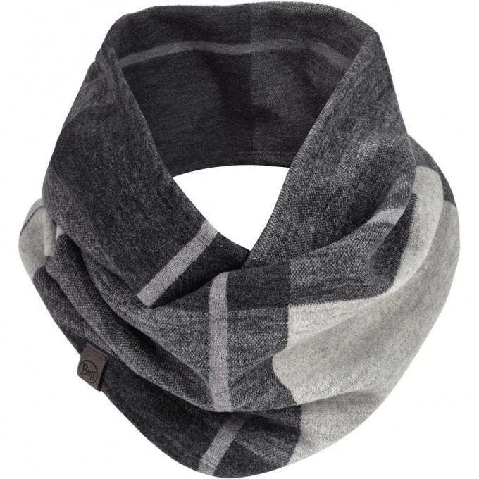 Шарф BUFF KNITTED INFINITY CHARLES GREY 126466.937.10.00 Шарф BUFF KNITTED INFINITY CHARLES GREY 126466.937.10.00