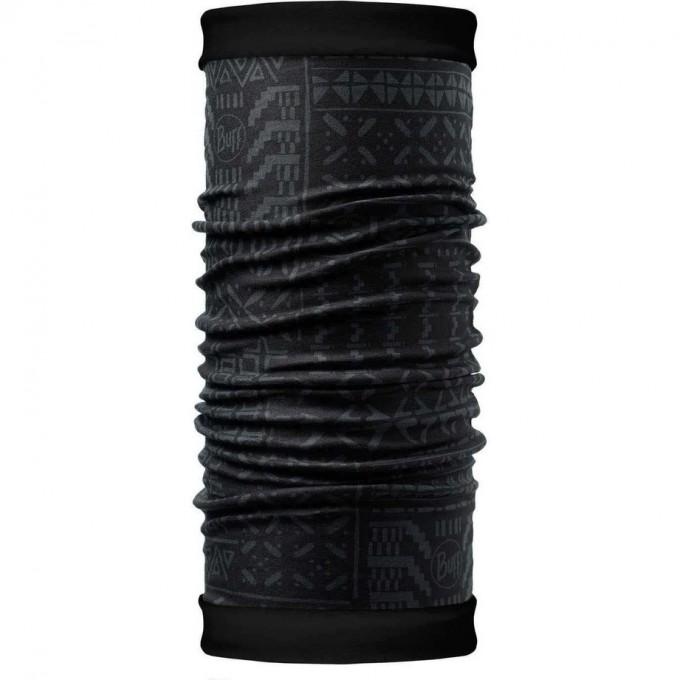 Шарф-труба с флисом двухсторонний BUFF POLAR REVERSIBLE GAO BLACK 118043.999.10.00 Шарф-труба с флисом двухсторонний BUFF POLAR REVERSIBLE GAO BLACK 118043.999.10.00